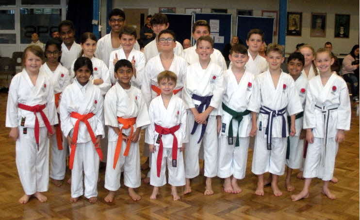 Photo 1- Junior & Novice competitors.